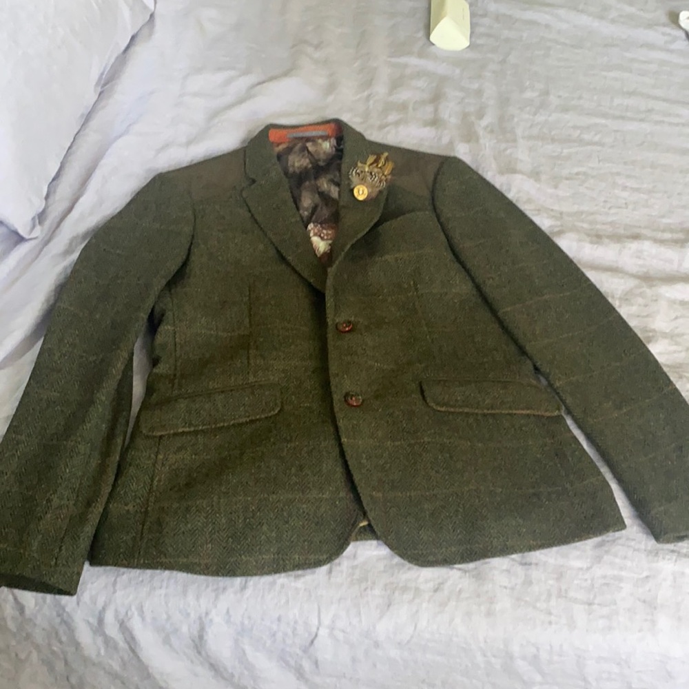 Ted Baker Tweed Sports Coat Size 4